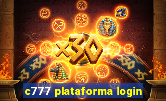 c777 plataforma login